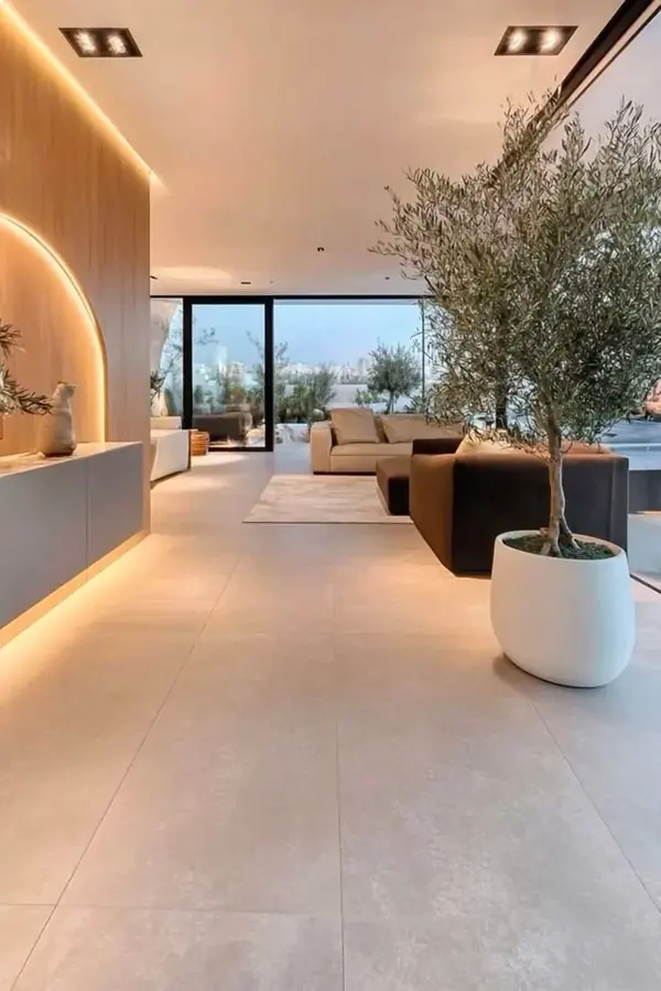 Porcelanato en interior amplio, imagen de referencia de producto